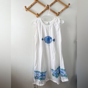 Vintage 90s Puerto Vallarta dolphin dress L